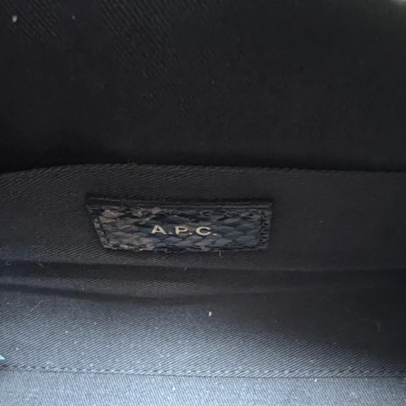 A.P.C. Brown Python Demi-Lune Bag - Picture 5 of 5